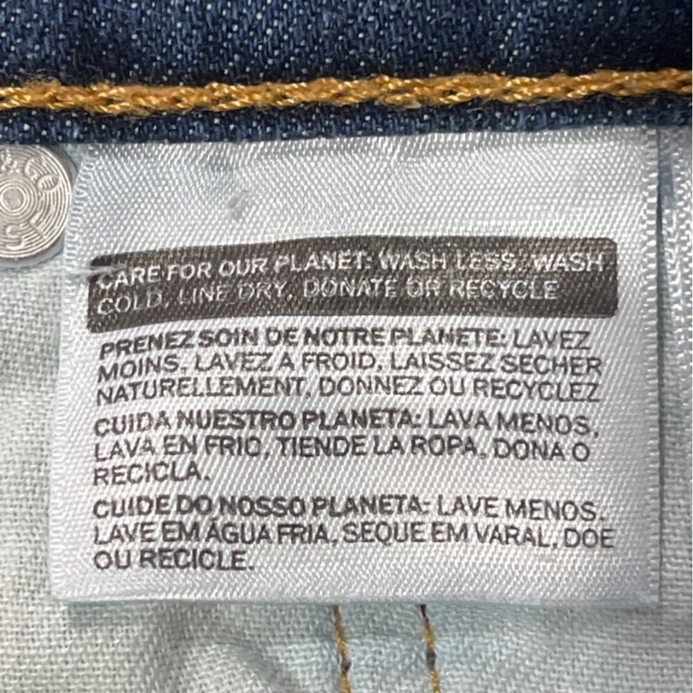 Levis 511 Slim Fit Mens Jeans 30x34 Dark Wash Denim Cotton Stretch 72h - Picture 3 of 7